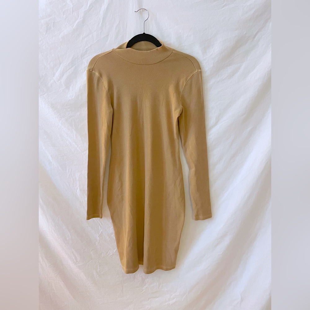 Long sleeve Bodycon knee length dress